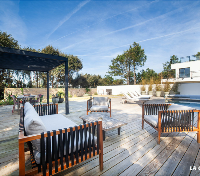 reportage photo immobilier terrasse bourgenay vendee